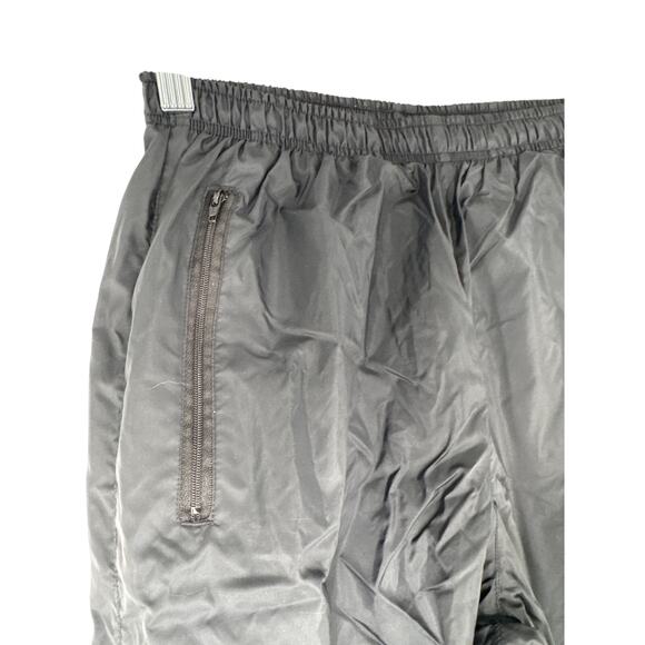 vintage Nike track nylon sweatpants lined black size S - Picture 2 of 12